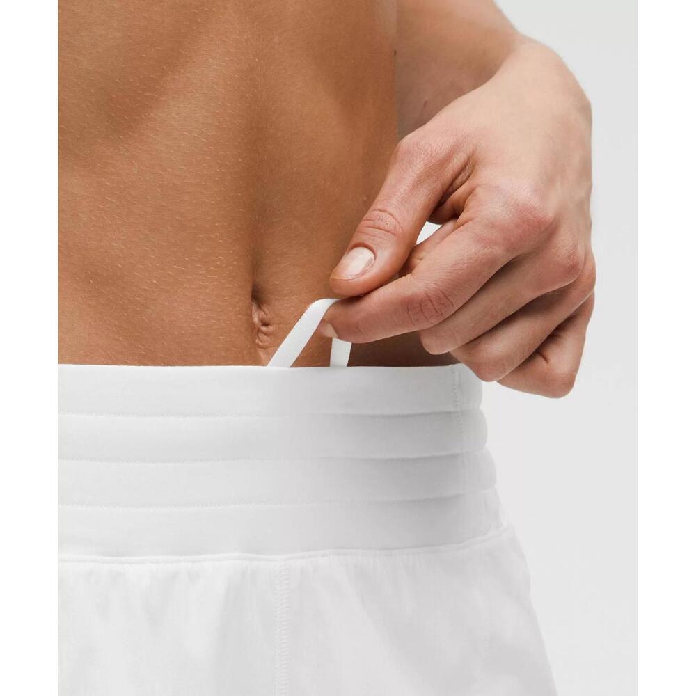 Hotty Hot High-Rise Lined Short 2.5" - White - Picture 5 of 5